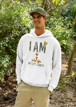 Load image into Gallery viewer, I AM MY LIFE COACH CAMO HOODIE