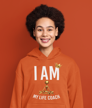 Load image into Gallery viewer, I AM MY LIFE COACH HOODIE UNISEX